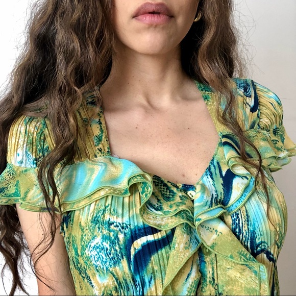 Vintage ruffle top - Picture 5 of 6